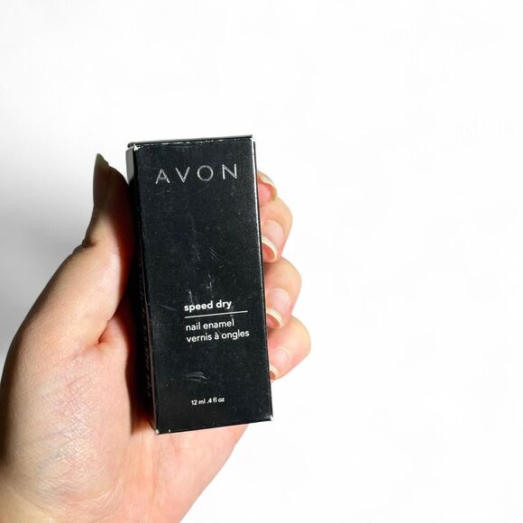 VTG Y2K Avon Speed Dry Nail Enamel in Pink Pearl - a shimmering pink nail polish - Picture 1 of 5